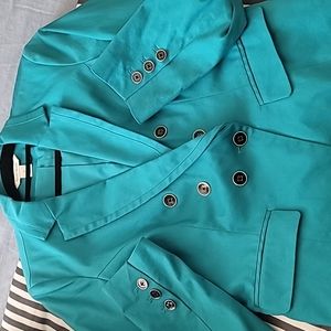 White House Black Market Teal Blazer